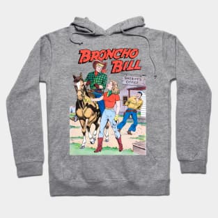 Broncho Bill Prisoner Cowboy Western Retro Comic Hoodie